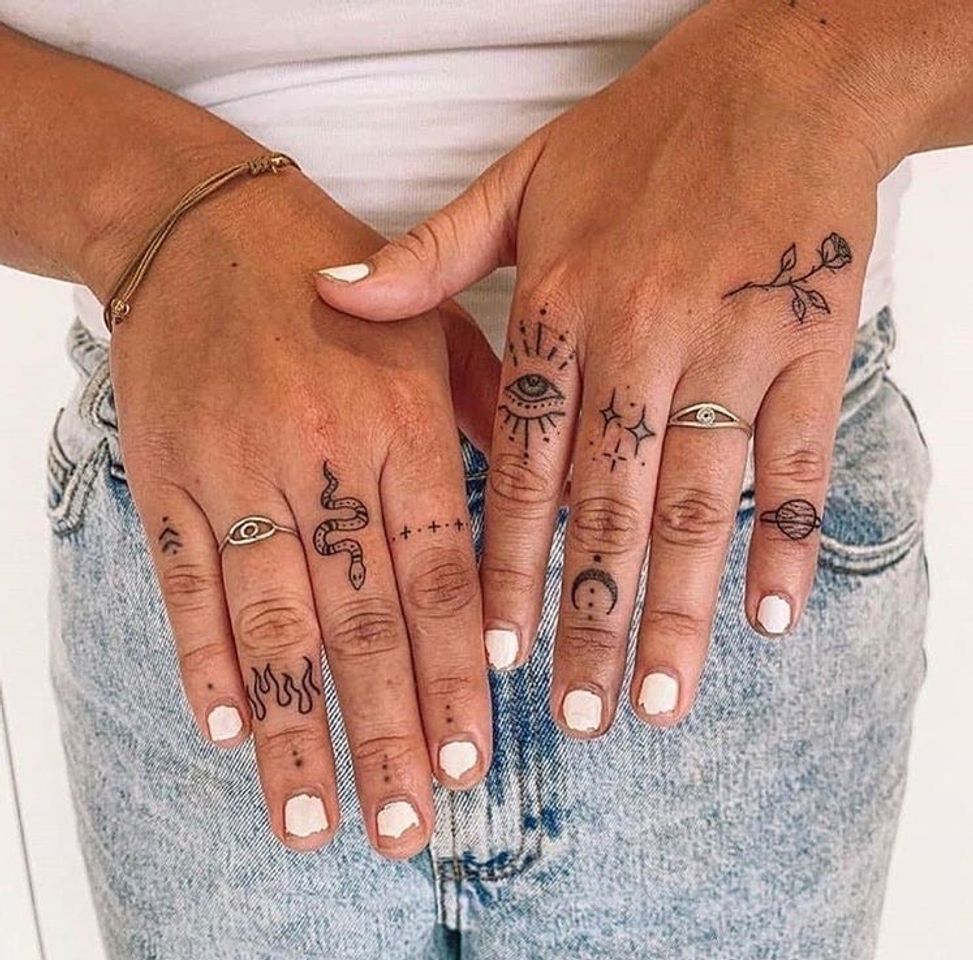 Fashion tatuagens maravilhosas para se fazer nas mãos girls 😍 