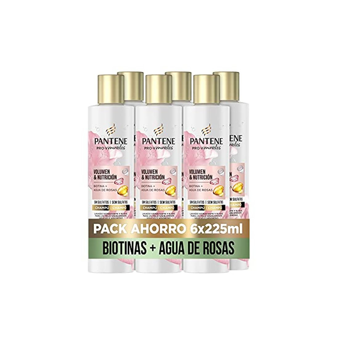 Social Pantene Pro-V Miracles Champú Volumen & Nutrición Sin Siliconas Para Un Pelo