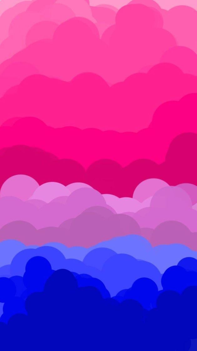 Moda Wallpaper bissexual 💖💜💙