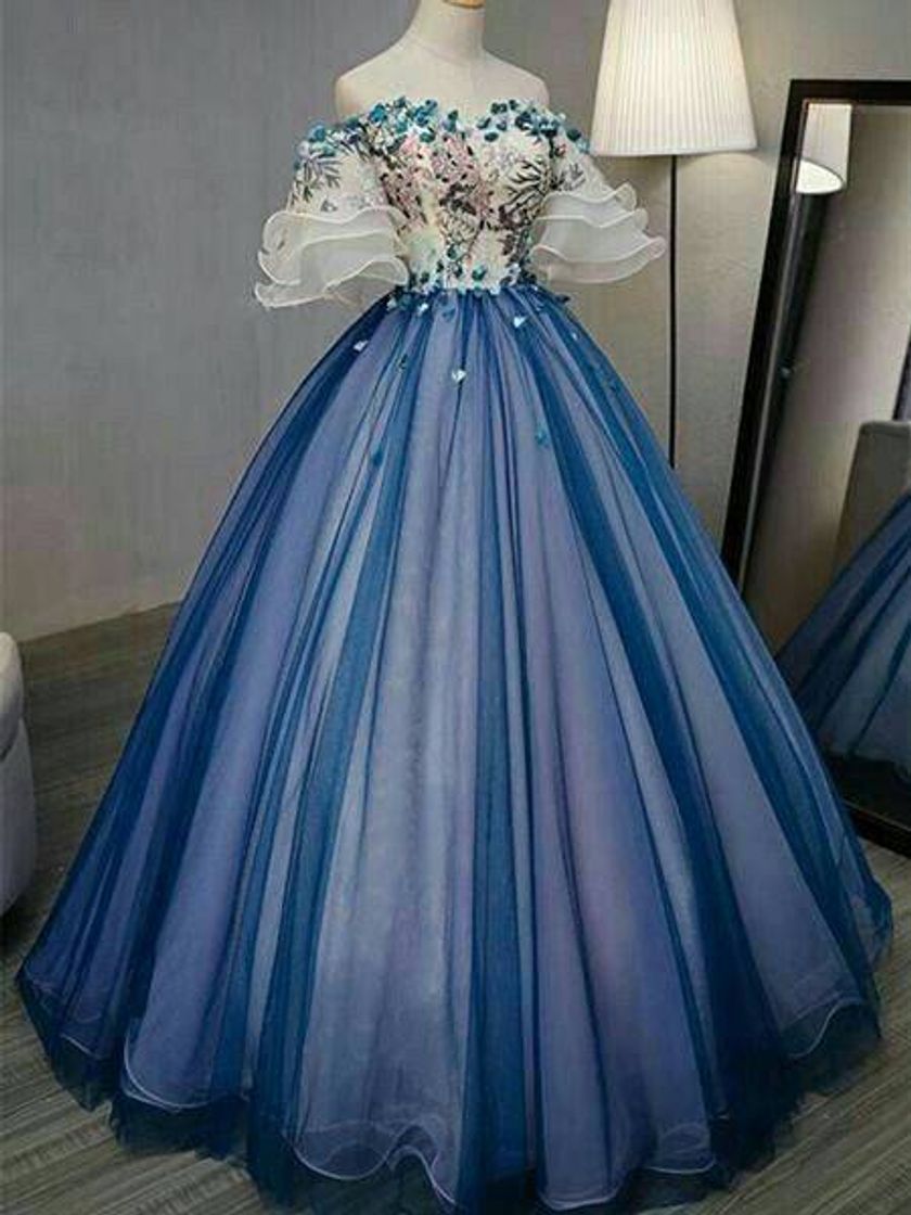 Moda Vestido azul