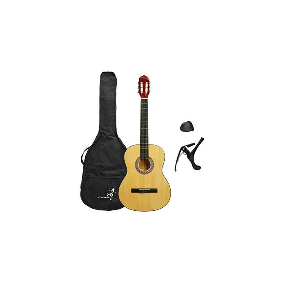 Electrónica Rocket XF201AN XF Serie - Guitarra española clásica