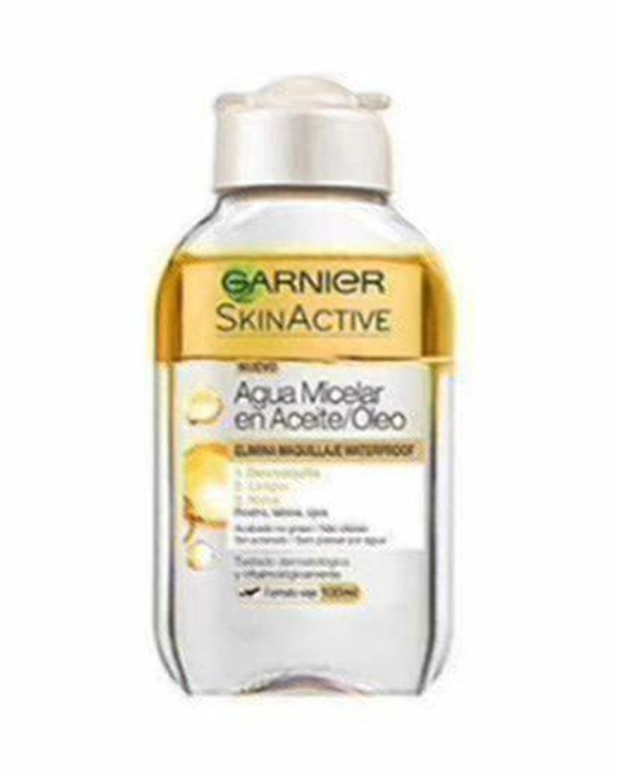 Beauty Garnier Skin Active - Agua Micelar en Aceite, Elimina el Maquillaje Waterpoof,