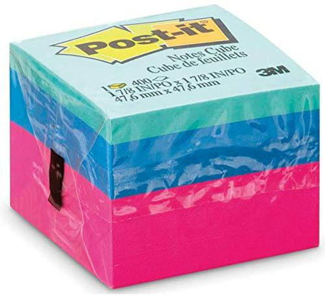 Fashion Bloco de Notas Adesivas Post-it Cubo Ultra - 400 folhas

