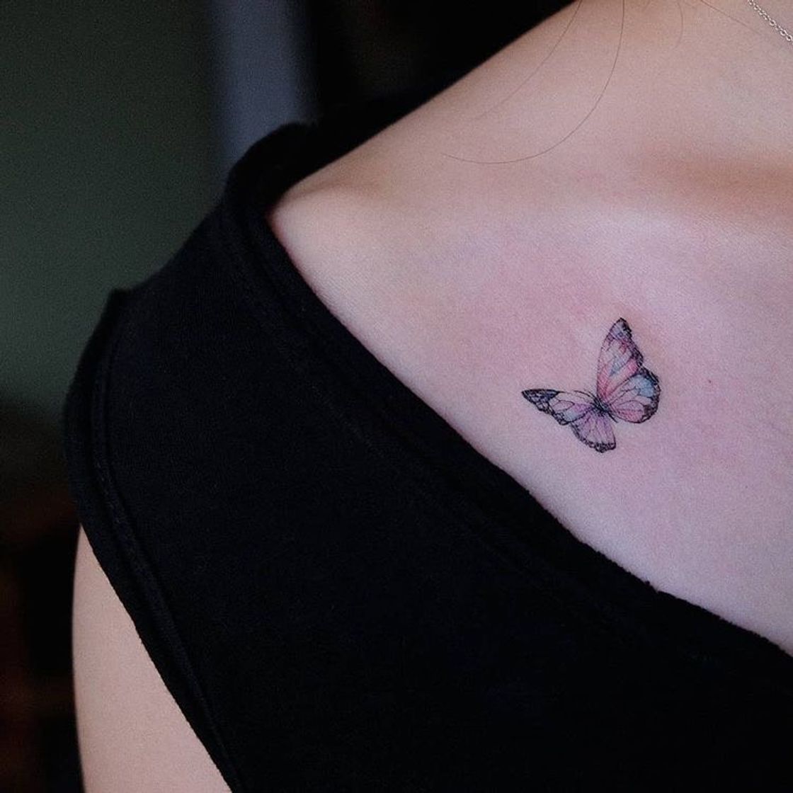 Social Tattoo de borboleta 