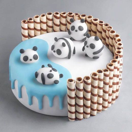 Bolo festa dos pandas