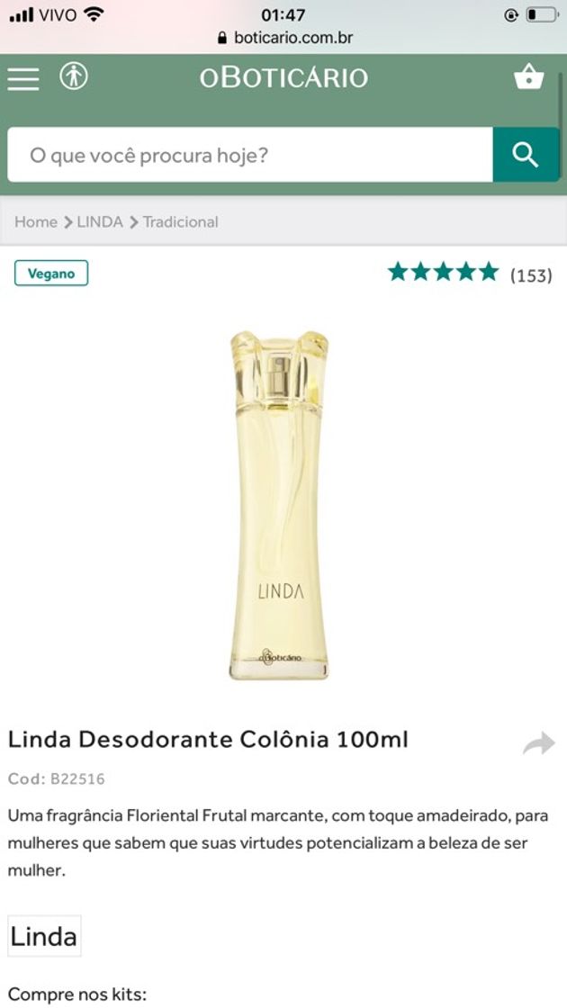 Moda Perfume linda 