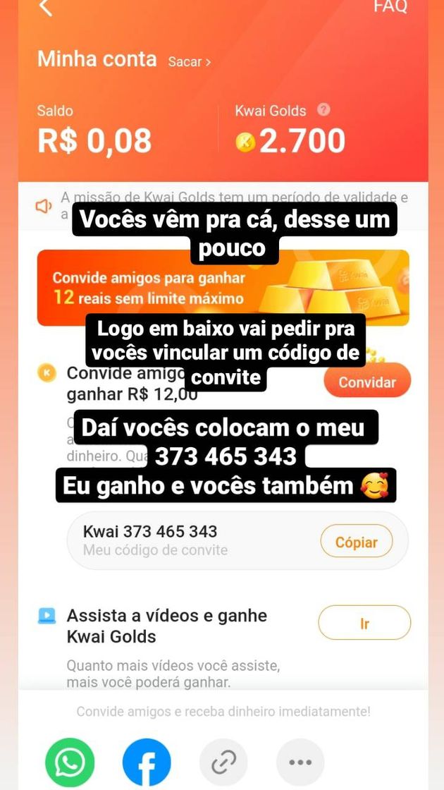 Moda Vem ganha dinheiro com o Kwai 🥰