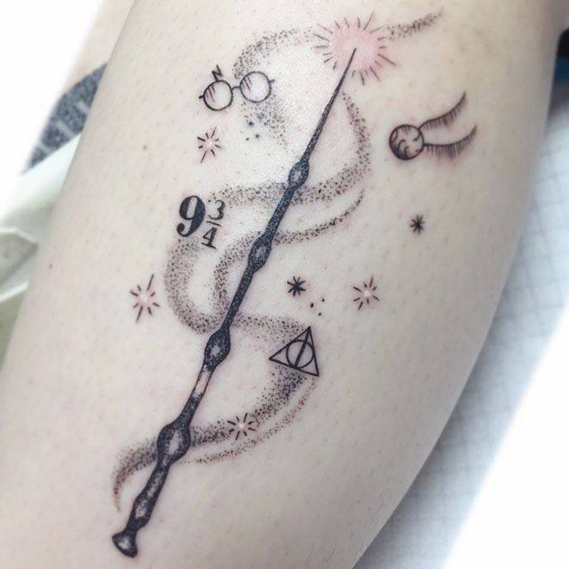 Fashion Harry Potter tattoo