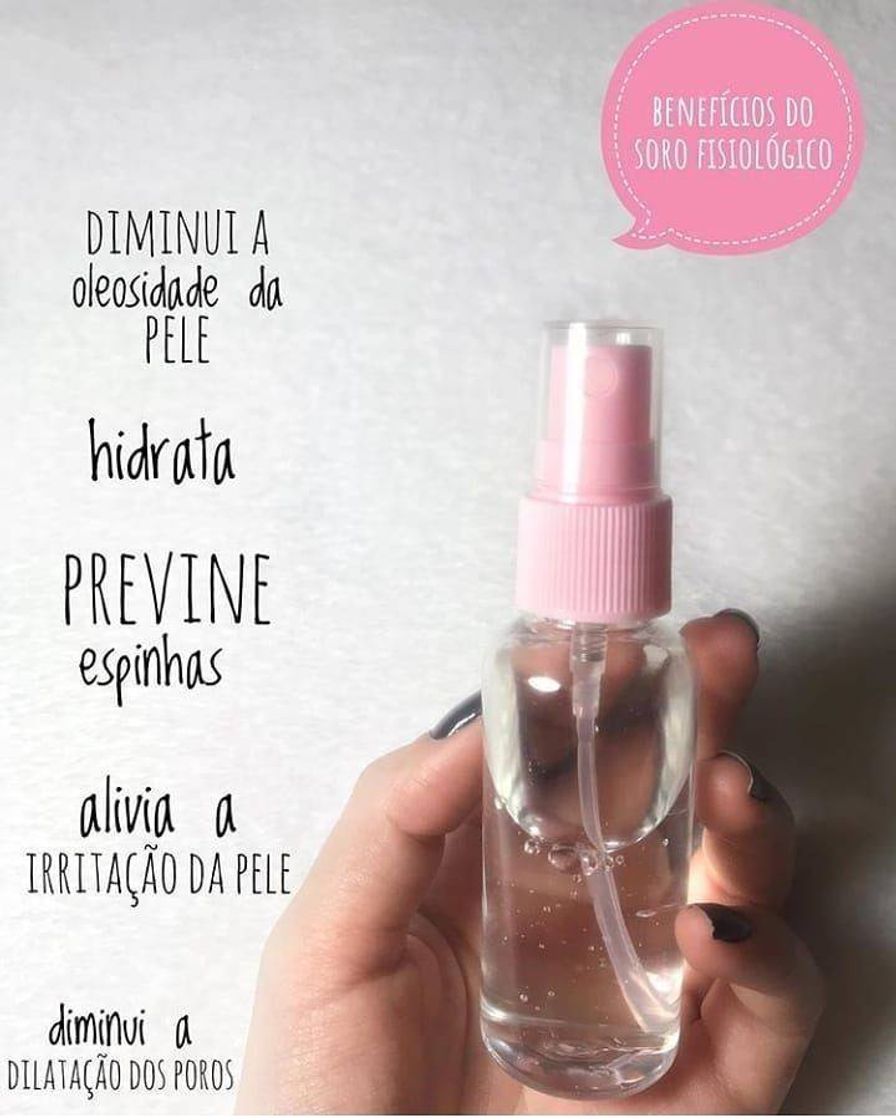 Moda Benefícios do soro fisiológico 