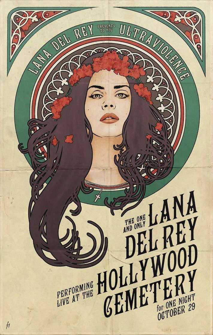 Fashion Lana del Rey poster