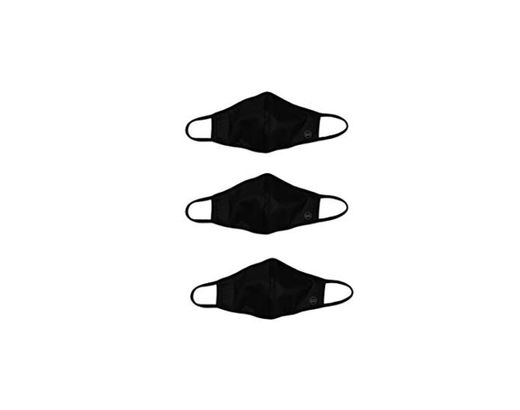 Pack de 3 Mascarillas Homologadas de Tela Reutilizable Negras