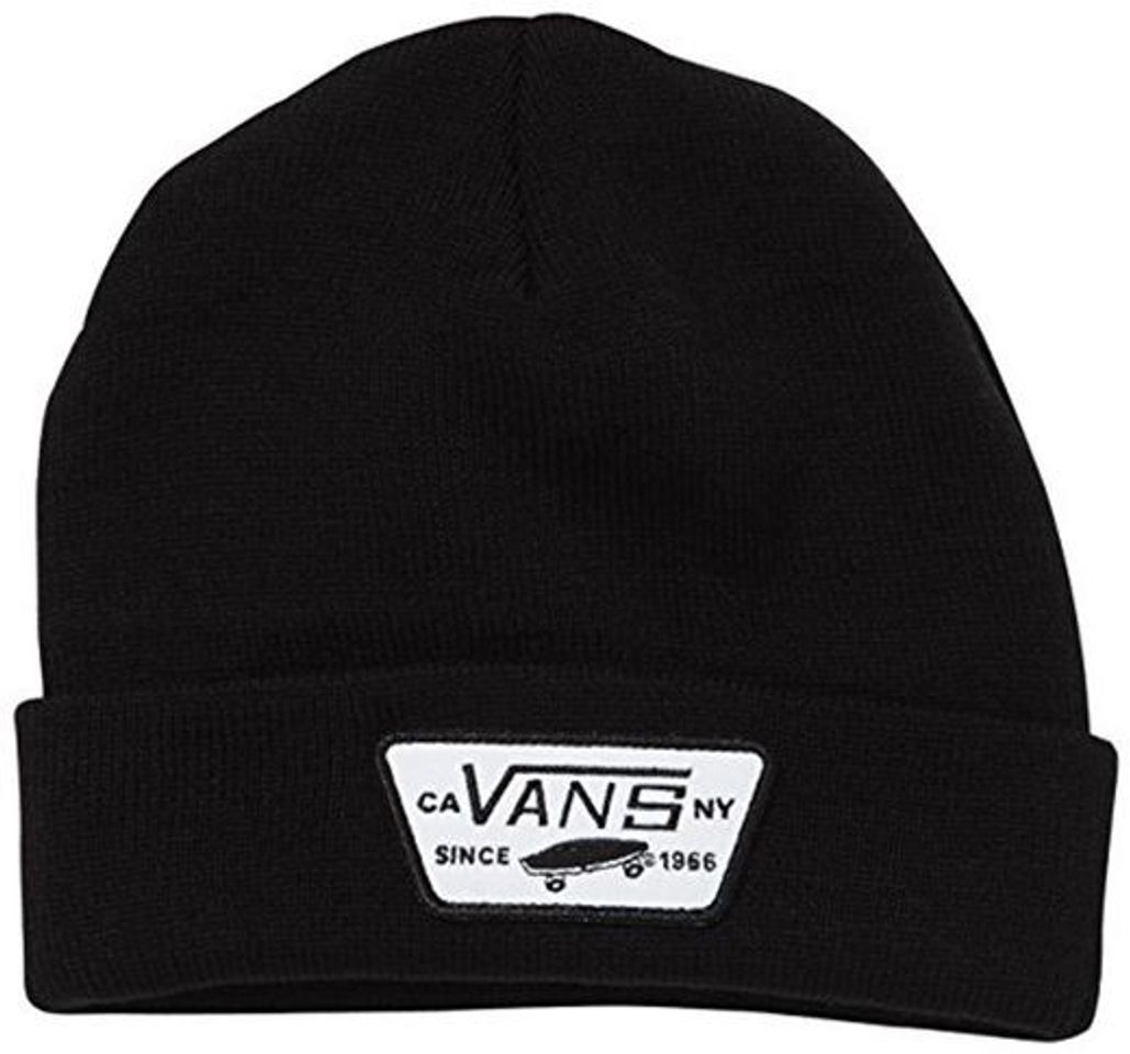 Fashion Vans Milford - Gorro para Hombre Negro Negro Talla