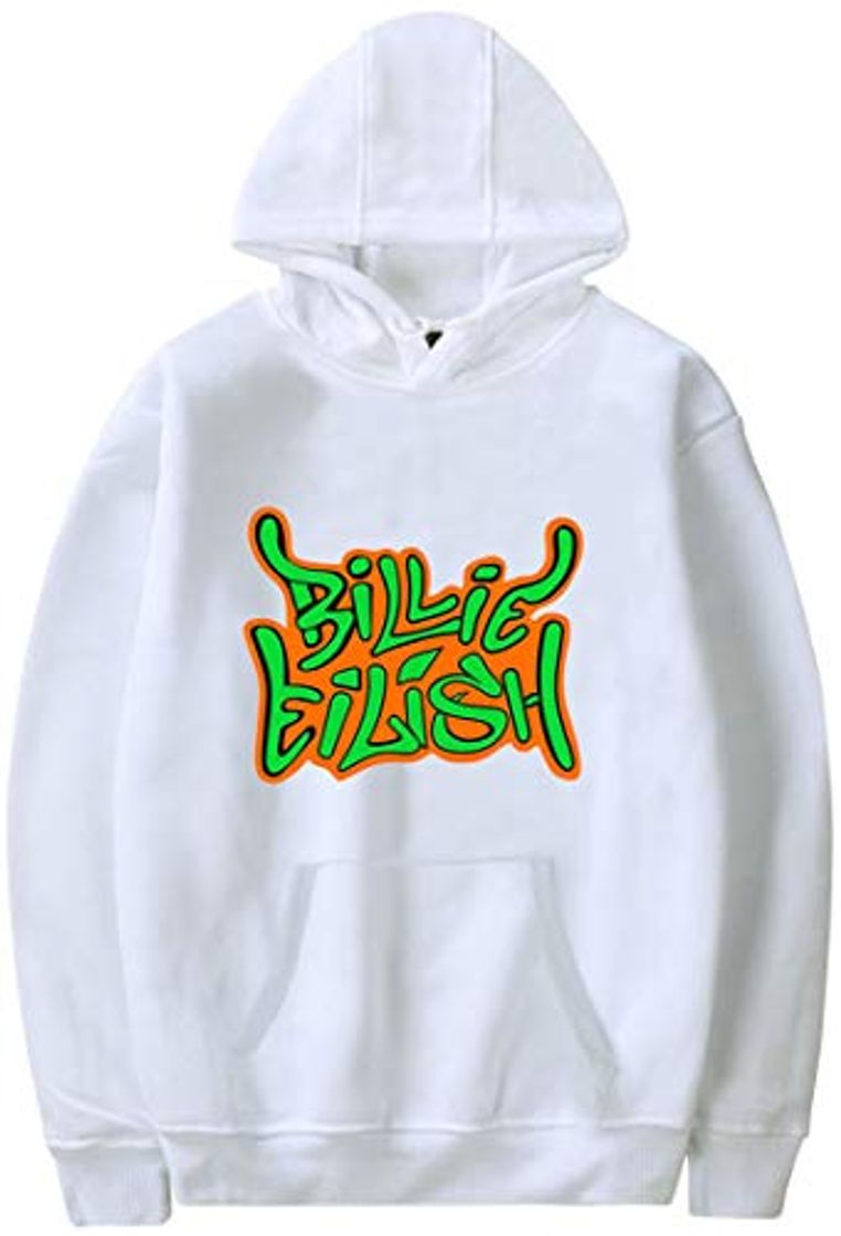 Product PANOZON Sudadera Billie Eilish Mujer con Capucha Impresa de Logo Hoodie Pull-Over