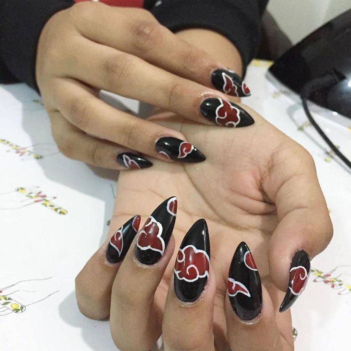 Moda Unhas akatsuki