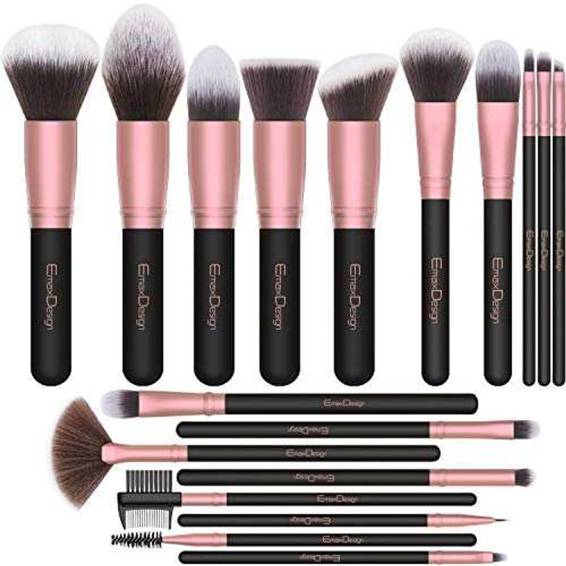 Electronic 10pcs Nueva cáliz cintura profesional Make Up juego de pinceles de maquillaje