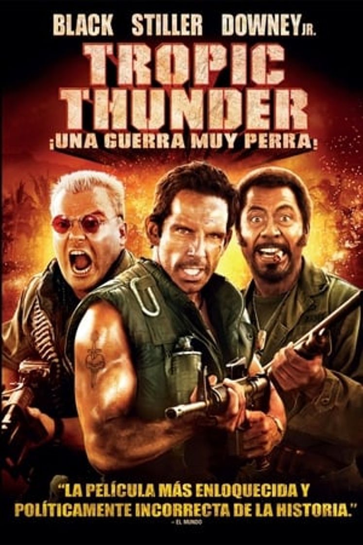 Película Tropic Thunder, ¡una guerra muy perra!