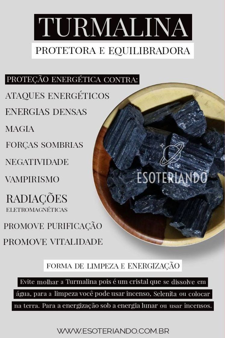 Moda Turmalina negra