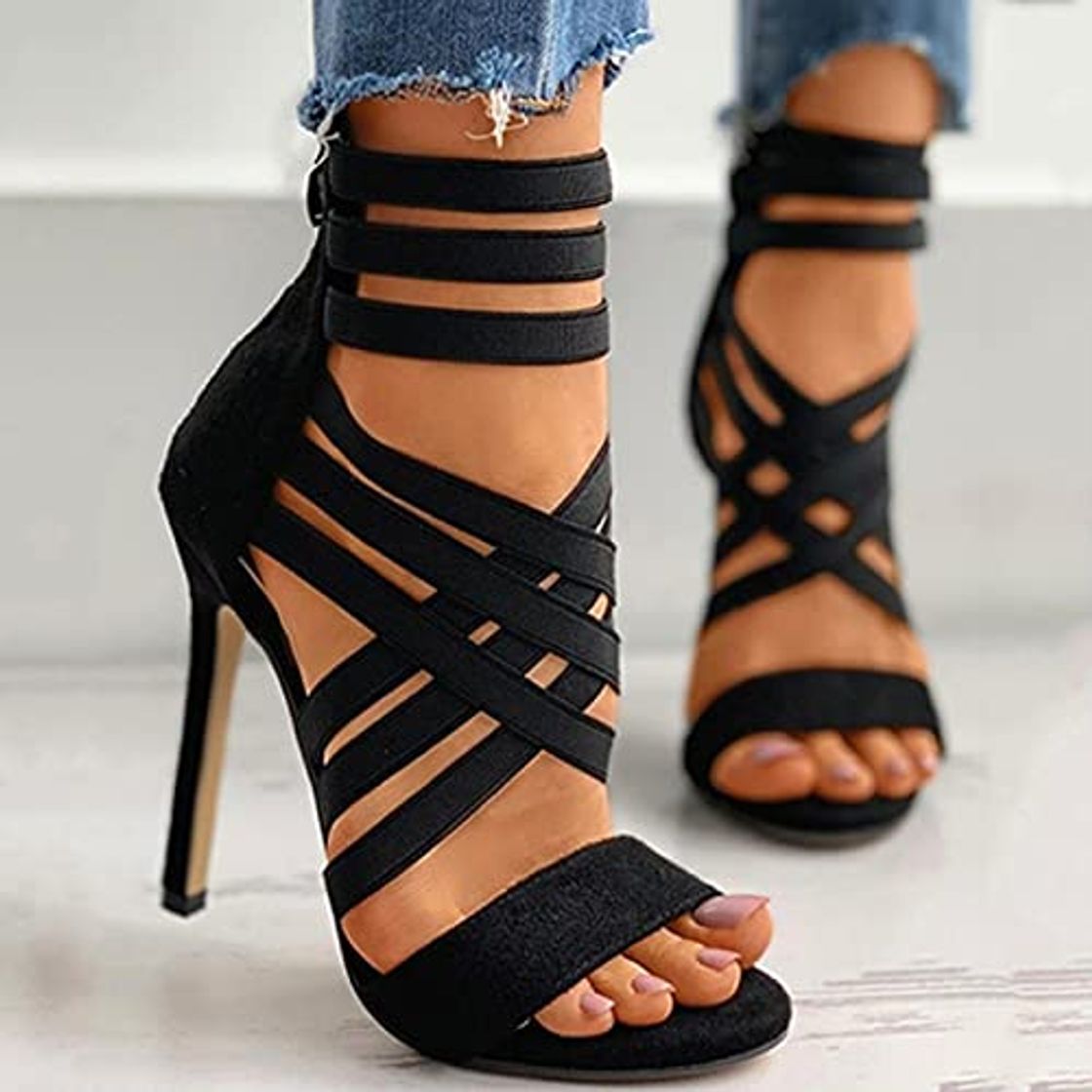 Social YHCS Bombas Zapatos para Mujer Tacones Altos Mujeres Sandalias 2021 Cremallera Verano Tacones Altos Sexy Damas Peep Toe Zapatos Bombas de Mujer