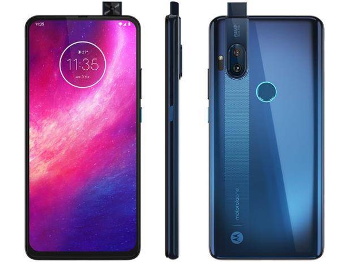 Moda Smartphone Motorola One Hyper 128GB Azul Oceano - 4G 4GB RAM