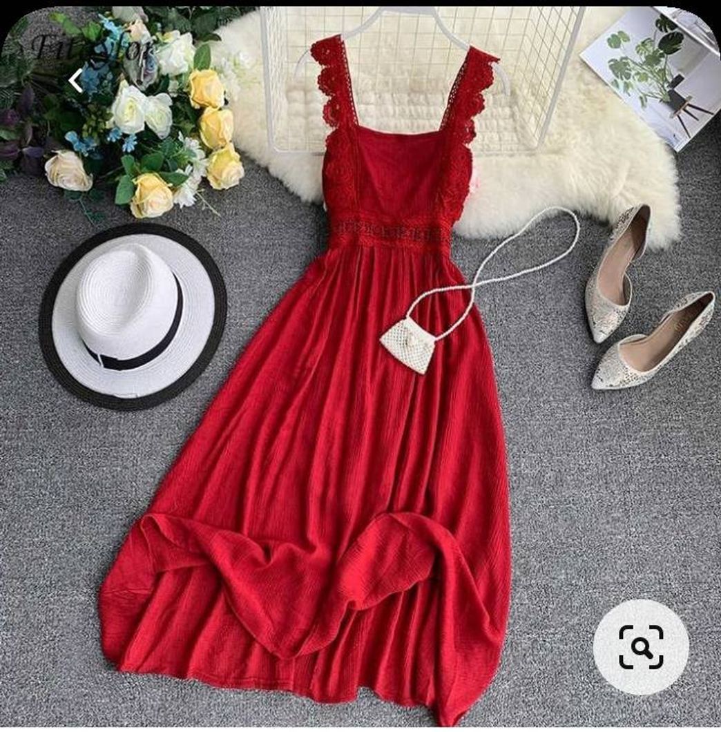 Social LOOK Vestido Vermelho 
