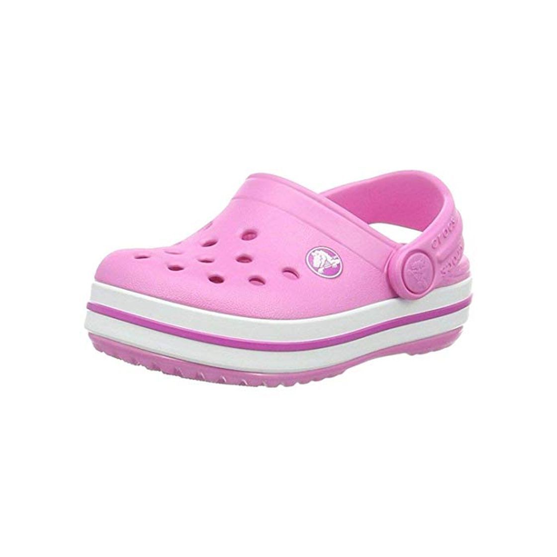 Moda Crocs Crocband Sandal Kids, Sandalias Unisex Niños, Rosa