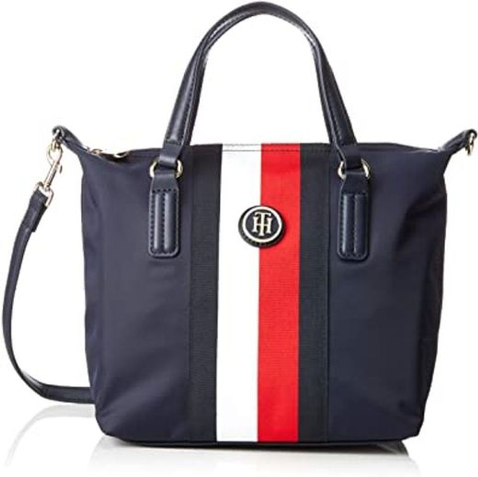 Social Tommy Hilfiger Poppy Small Tote, Bolso Totes para Mujer, Azul