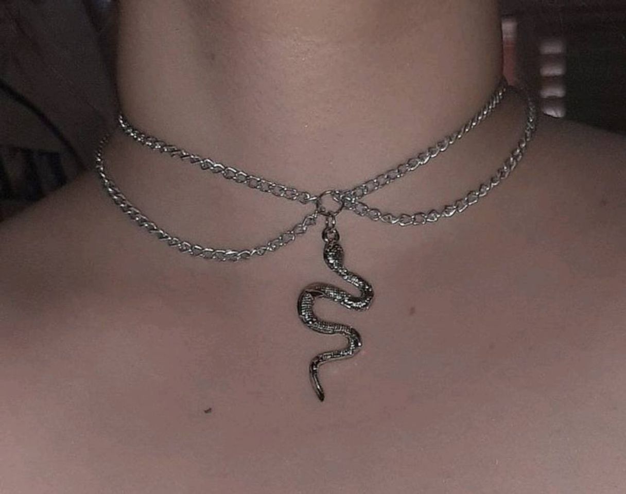 Moda Choker serpente - pingente de cobra!