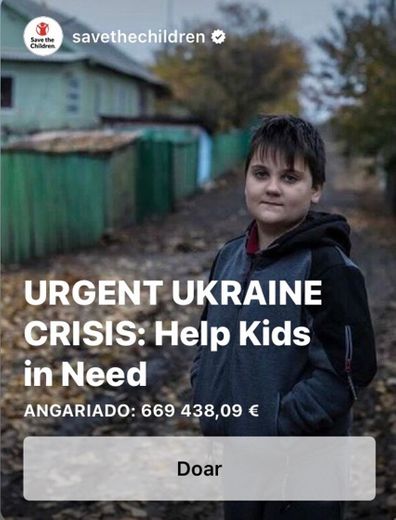 URGEN UKRAINE CRISIS: Help Kids In Need
