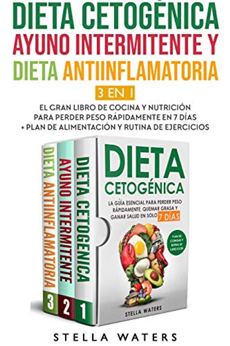 Libros Dieta Cetogénica, Ayuno Intermitente y Dieta Antiinflamatoria : 3 En 1: El