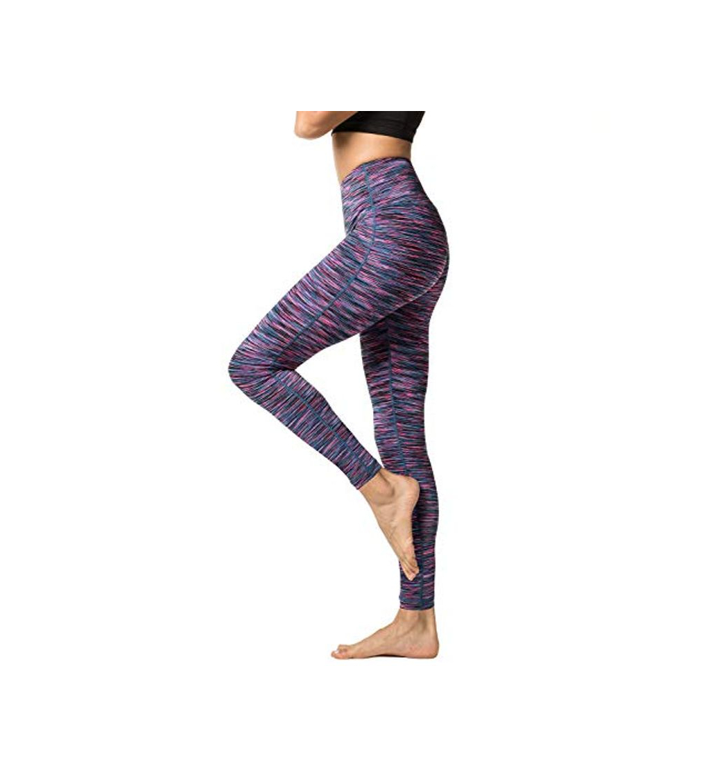 Fashion LAPASA Pantalón Deportivo de Mujer, Malla para Running, Yoga y Ejercicio. L01