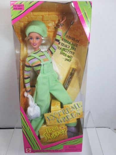 Barbie Extreme Green teen Skipper 