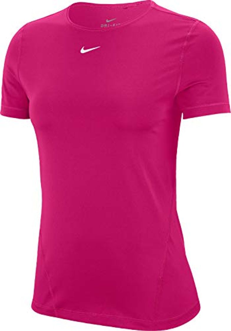 Fashion NIKE AO9951-615 W NP Top SS All Over Mesh T-Shirt Womens Fireberry/