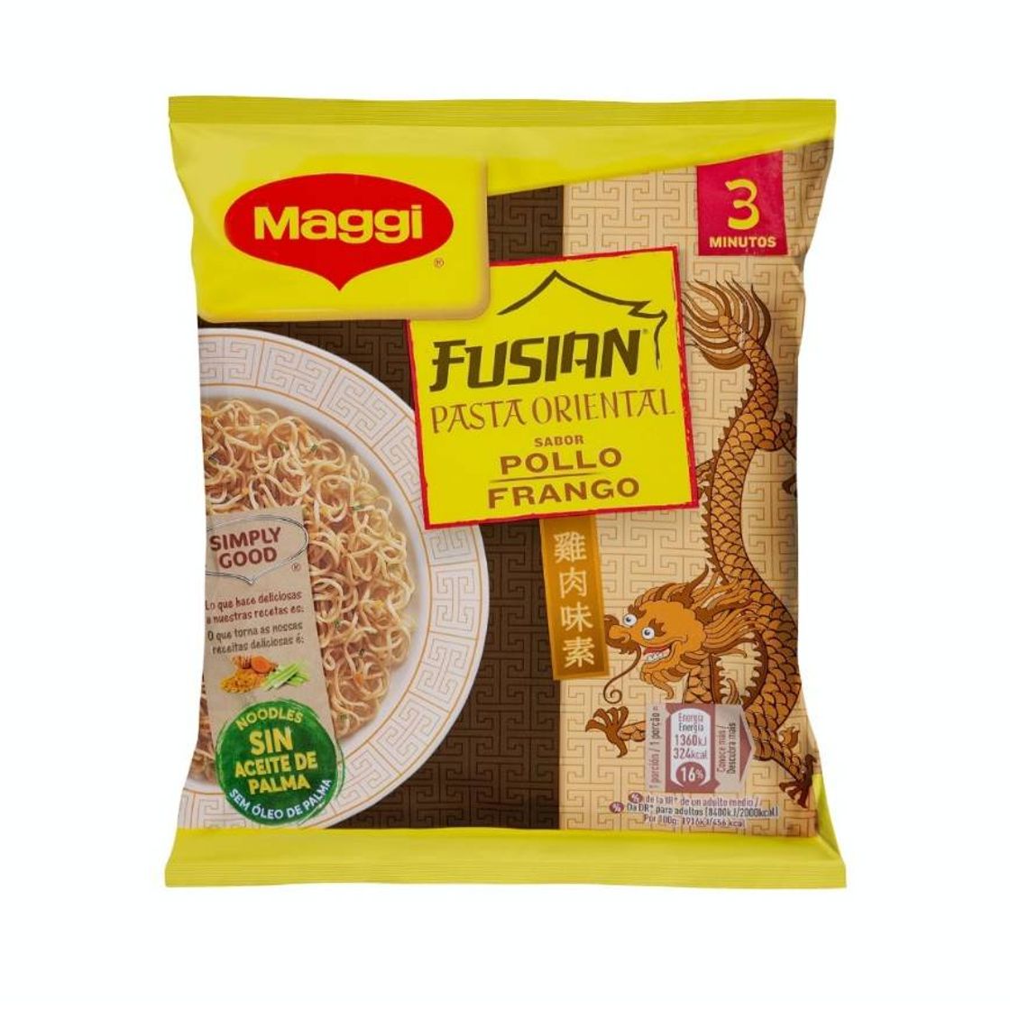 Moda Pasta Oriental Sabor Pollo Maggi 