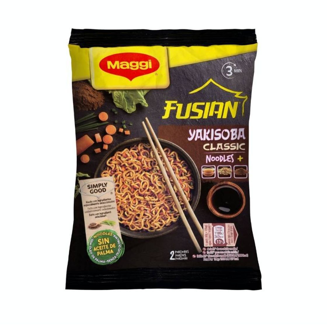 Moda Fideos Orientales Yakisoba Classic Maggi 