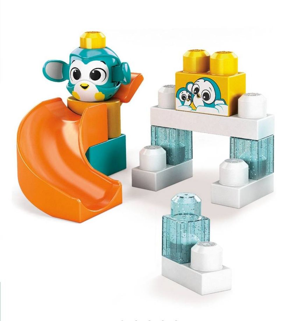 Moda Surtido lanza y rueda de Peek A Blocks de Mega Bloks | Fisher-Price