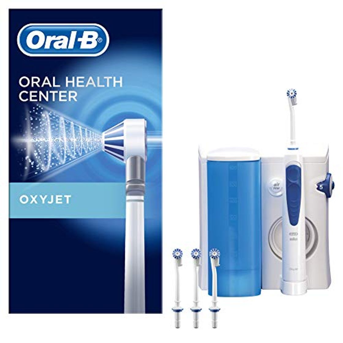 Belleza Oral-B Oxyjet Sistema de Limpieza Irrigador Bucal con Tecnología Braun