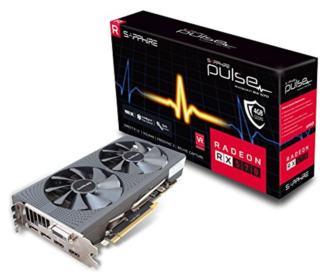 Producto Sapphire Radeon RX 570 4GB GDDR5 Pulse Radeon RX 570 4GB GDDR5