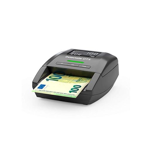 Detectalia D7X - Detector automático de billetes falsos con 100% detección