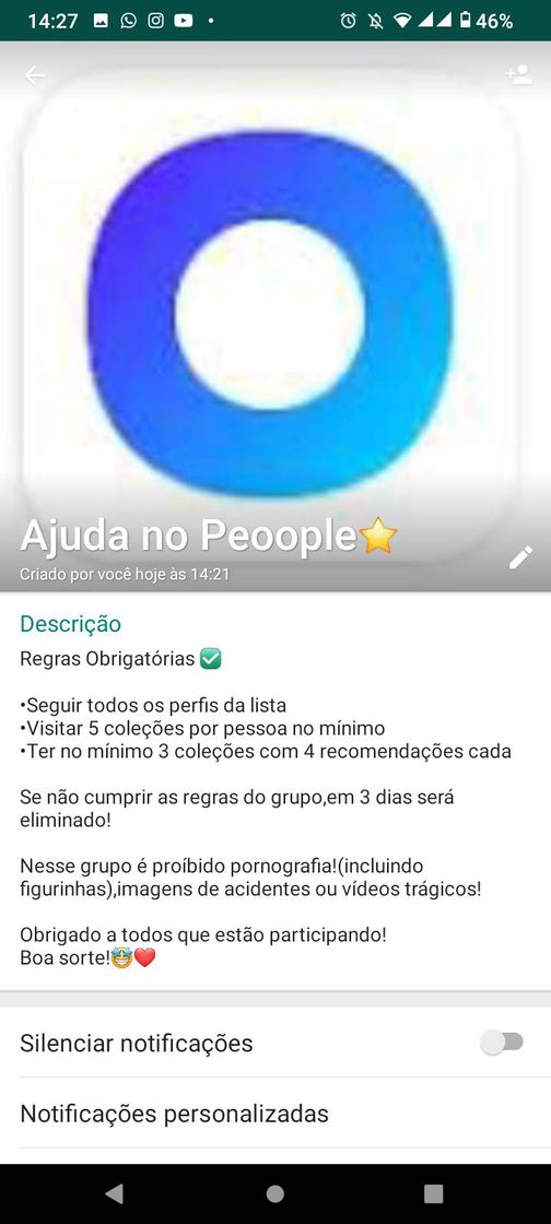 Fashion Grupo "Ajuda no Peoople" no whatsaap