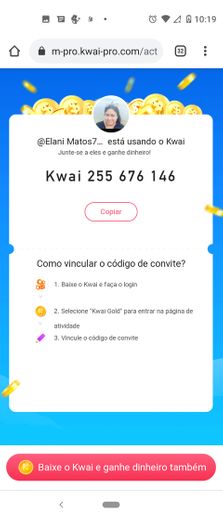 Kwai255676146 use esse convite para já começar a ganhar 