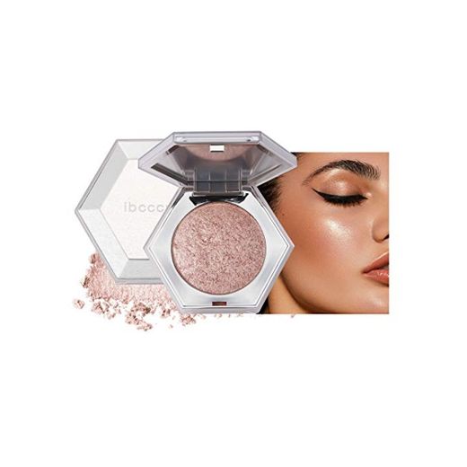 Mimore Polvo iluminador Diamante Highlight Paleta de resaltado Resplandor de maquillaje facial