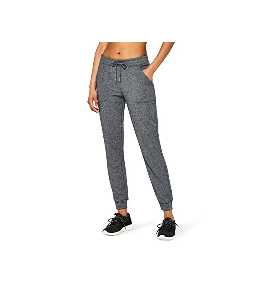 Moda Marca Amazon - AURIQUE Jogger - Pantalones Mujer, Gris