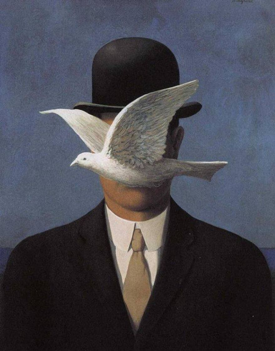 Fashion Man in a Bowler Hat - Rene Magritte 🇧🇬