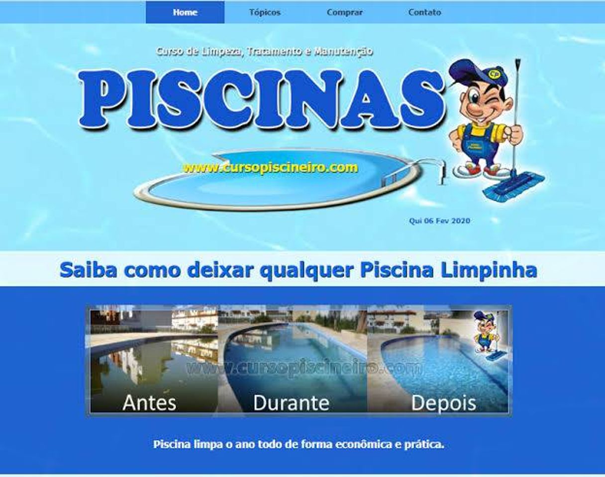 Product CURSO de Manutenção Em Piscinas