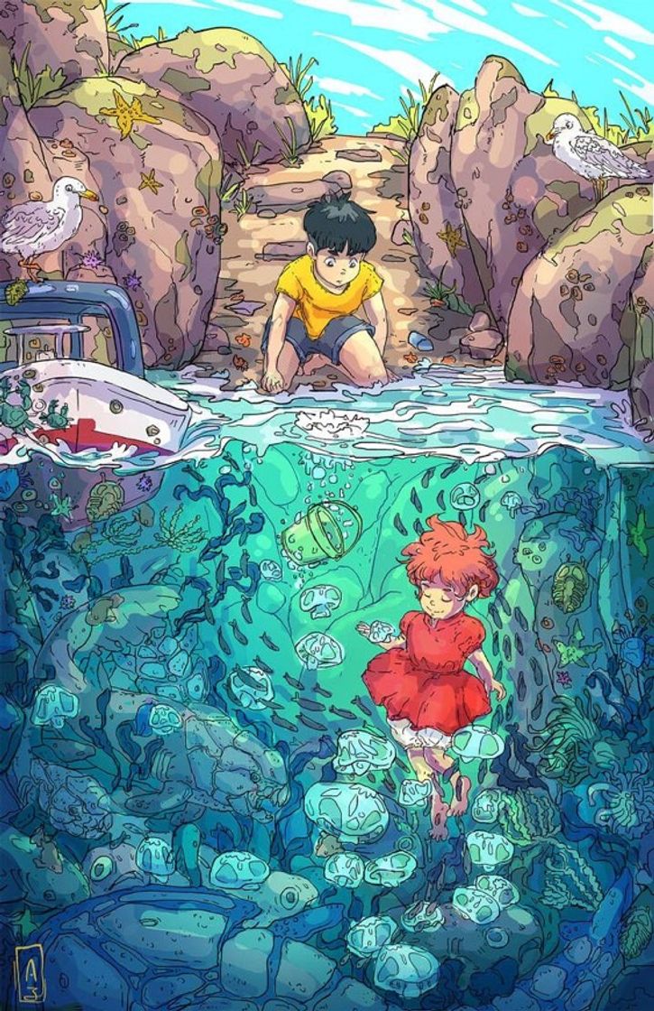 Social •filme: ponyo