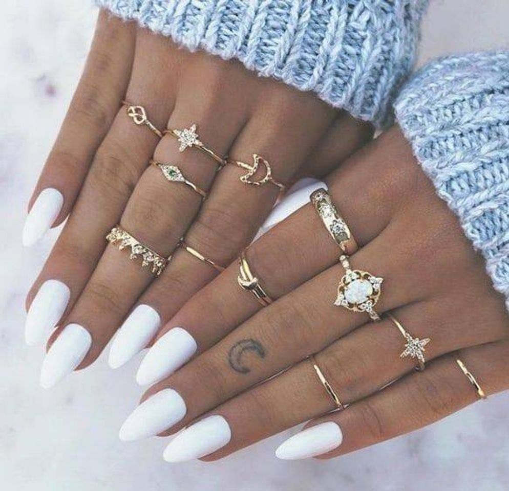 Moda Unhas branquinho básico 