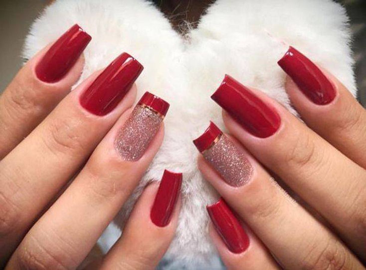 Moda Unhas decoradas vermelho 