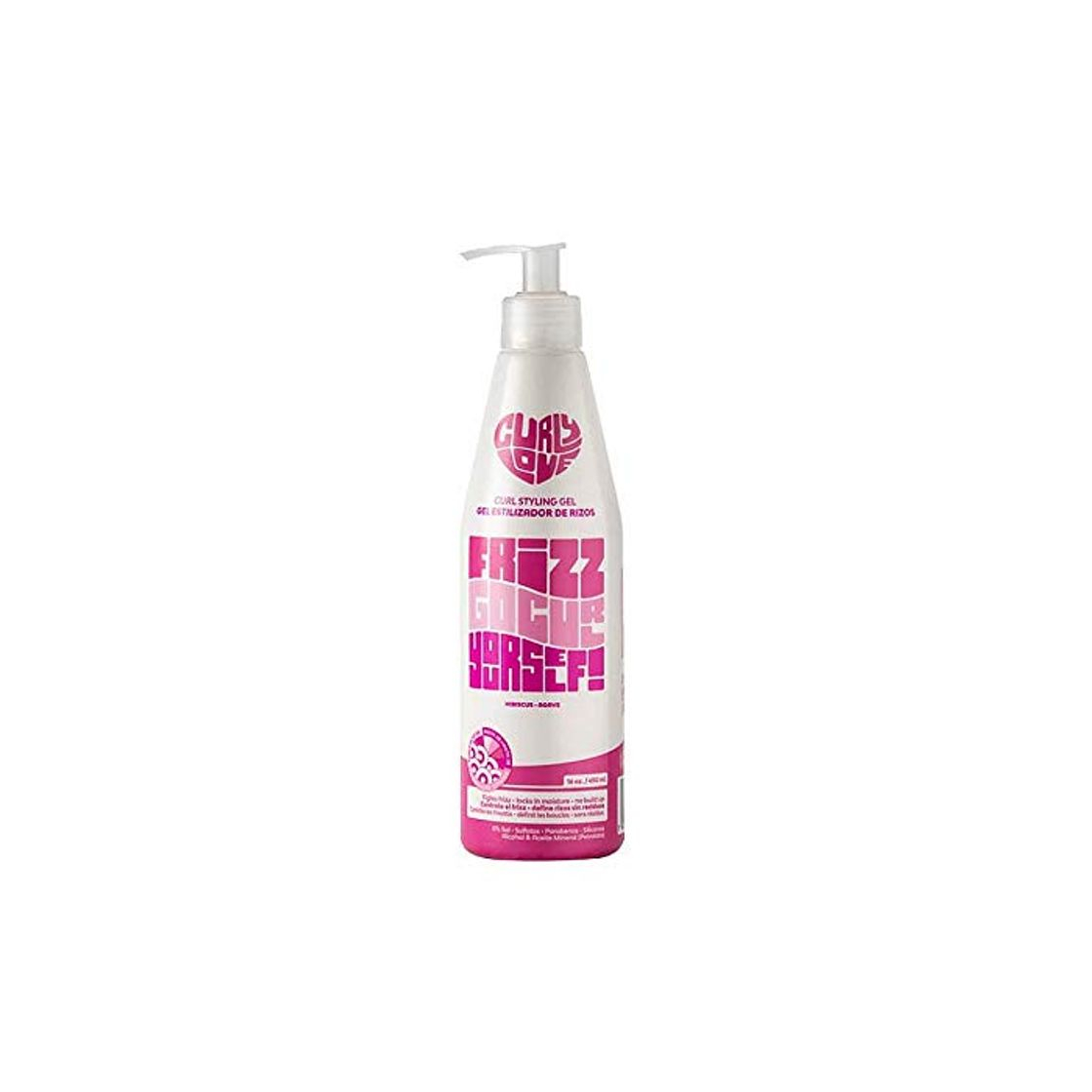 Belleza Curly Love Styling Gel 450ml - Gel Fijador Para el Pelo Rizado