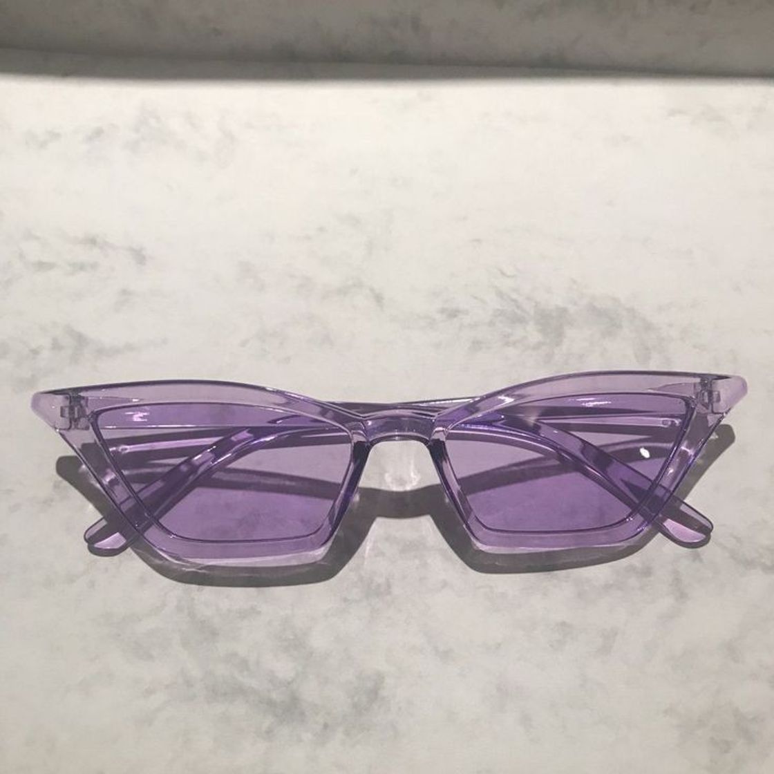 Fashion purple glasses