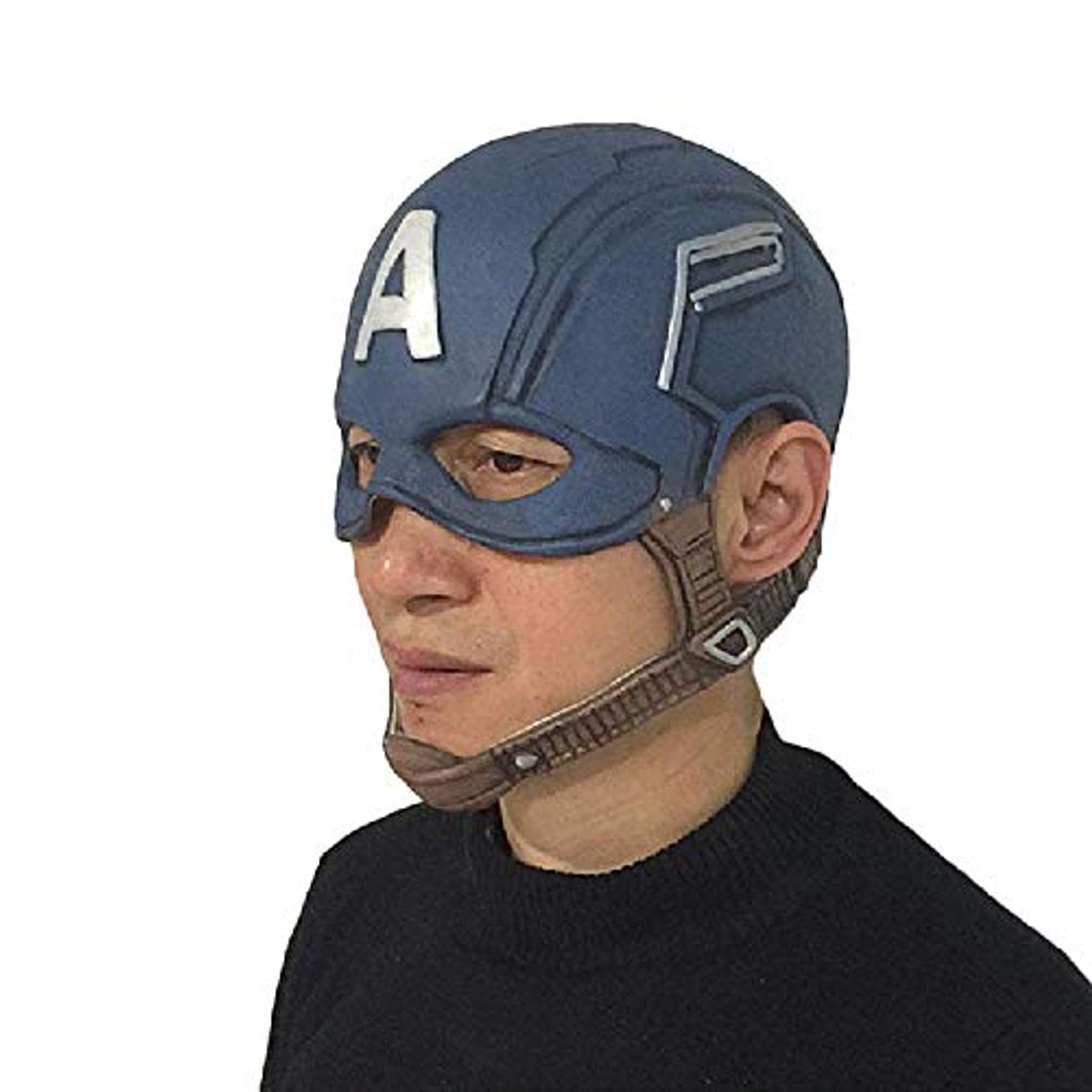 Producto QWEASZER Capitán América Máscara Casco Adulto Marvel Avengers Látex Máscara Facial Completa